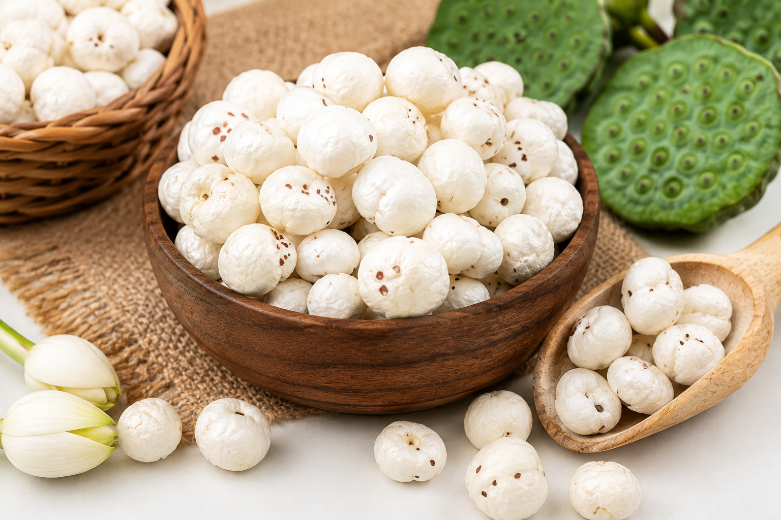 Premium Raw Makhana (5+ Suta)