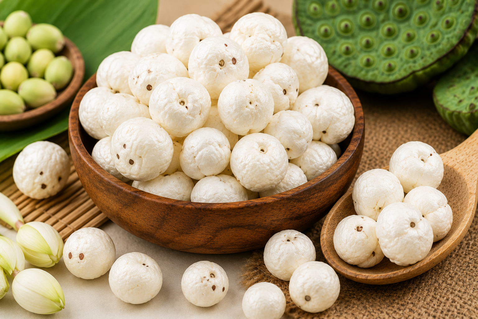 Premium Raw Makhana (6+ Suta)