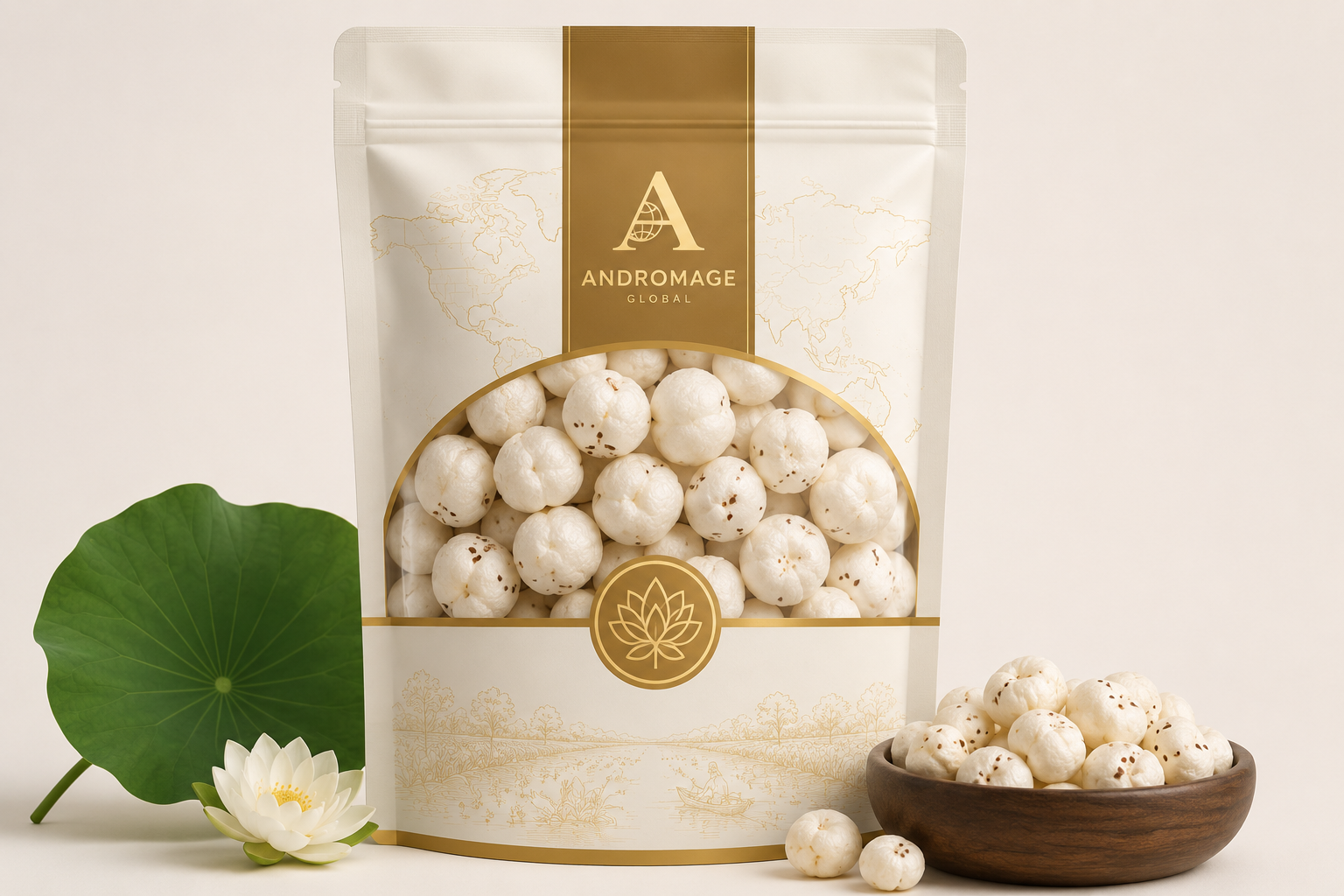 Jumbo Makhana 7 Suta Export Grade