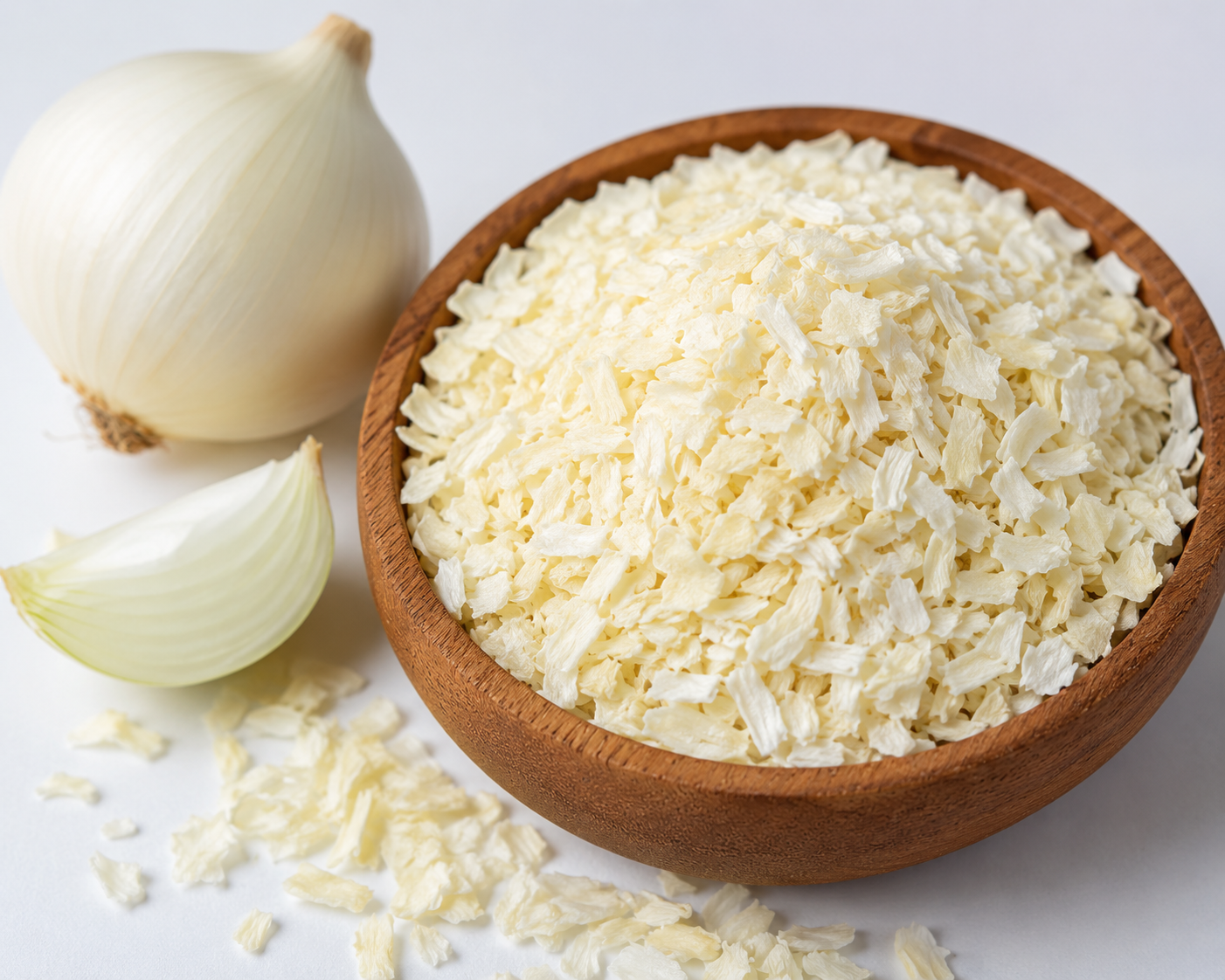 Dehydrated White Onion Flakes