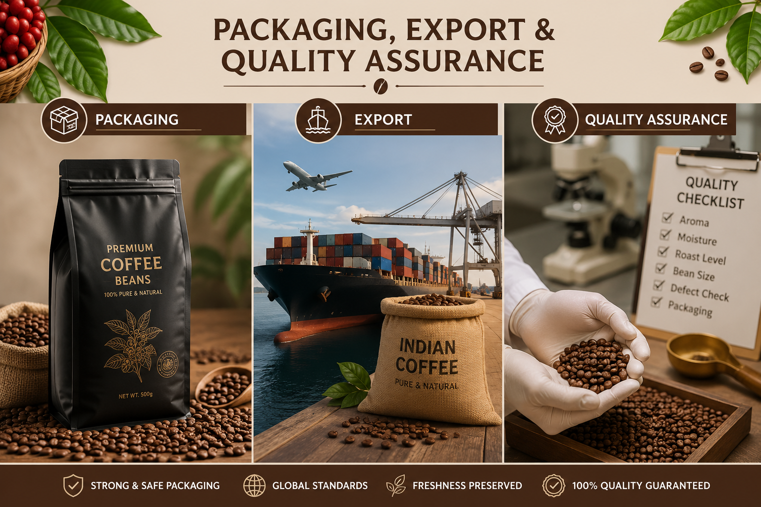 Coffee Export and Quality Assurance
