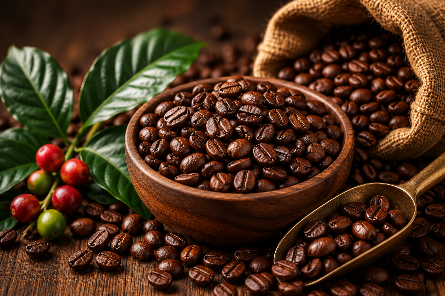Roasted Robusta Coffee Beans