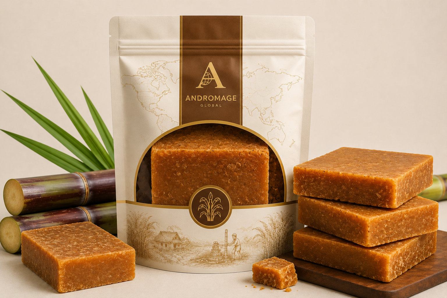 Solid Jaggery Blocks